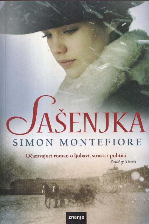 Sašenjka - Simon Montefiore, naslovnica knjige