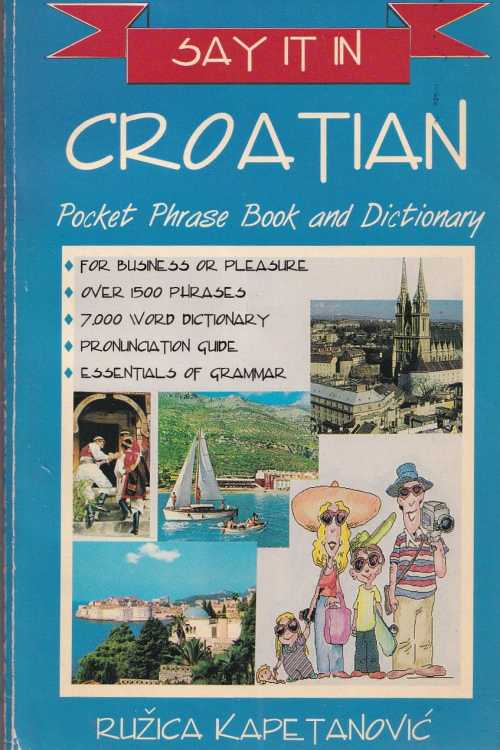 Say it in Croatian - Ružica Kapetanović, naslovnica knjige