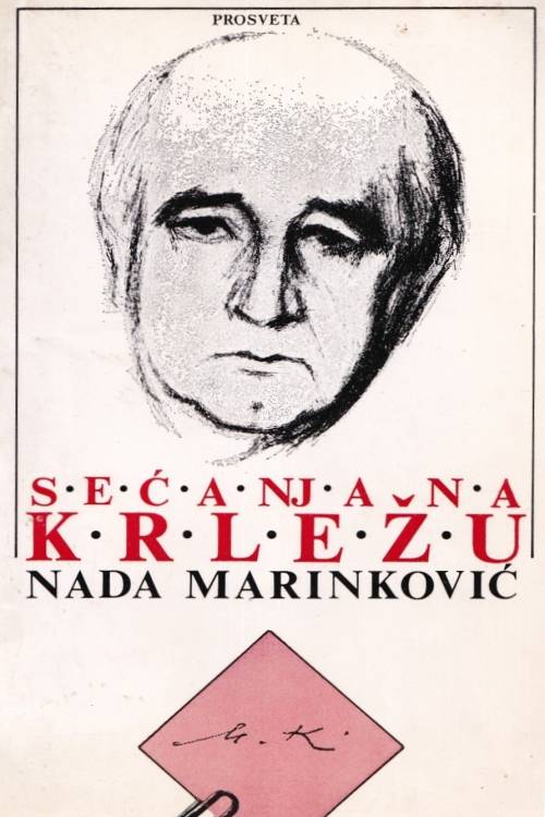 Sećanja na Krležu - Nada Marinković, naslovnica knjige