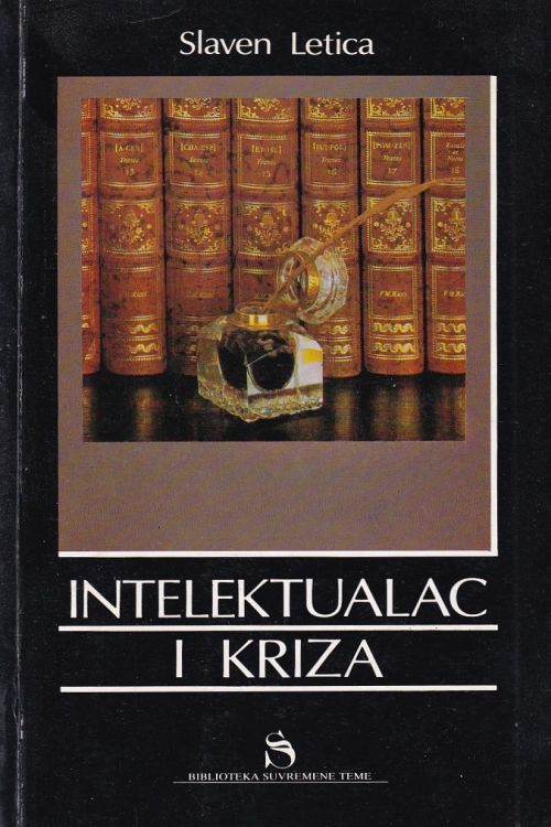 Intelektualac i kriza - Slaven Letica, naslovnica knjige