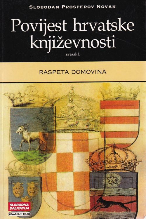 Povijest hrvatske književnosti - Slobodan Prosperov Novak , naslovnica knjige