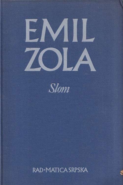 Slom - Emile Zola, naslovnica knjige
