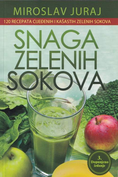 Snaga zelenih sokova, naslovnica knjige