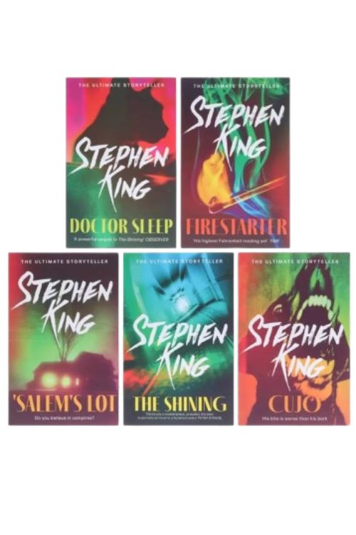 5 Books Collection Box Set: Cujo, 'Salem's Lot, The Shining, Doctor Sleep, Firestarter - Stephen King, pojedinačne naslovnice