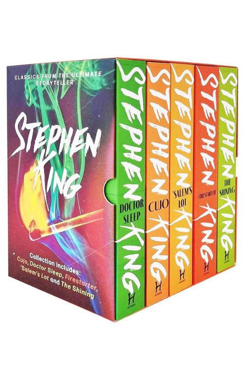 5 Books Collection Box Set: Cujo, 'Salem's Lot, The Shining, Doctor Sleep, Firestarter - Stephen King, naslovnica kompleta