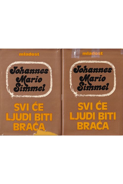 Svi će ljudi braća biti - Johannes Mario Simmel, naslovnica knjige