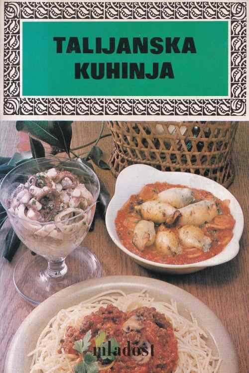 Talijanska kuhinja - Dubravka Celebrini, naslovnica knjige