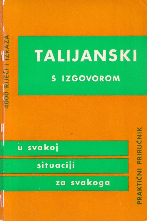 Talijanski s izgovorom - Dušan Vitas, naslovnica knjige