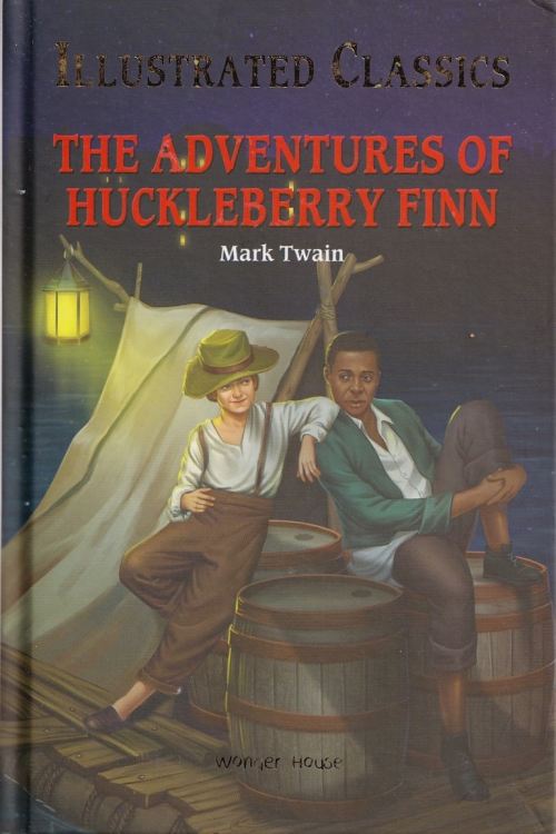 The Adventures of Huckleberry Finn - Mark Twain, naslovnica knjige
