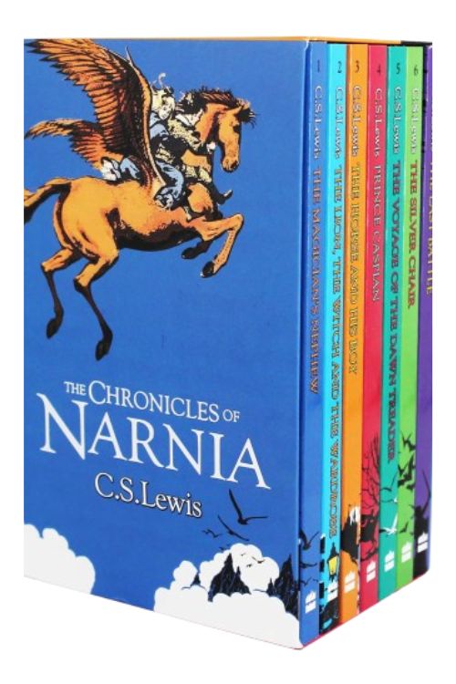 The Chronicles of Narnia 1-7 Box Set - C.S. Lewis, book cover.