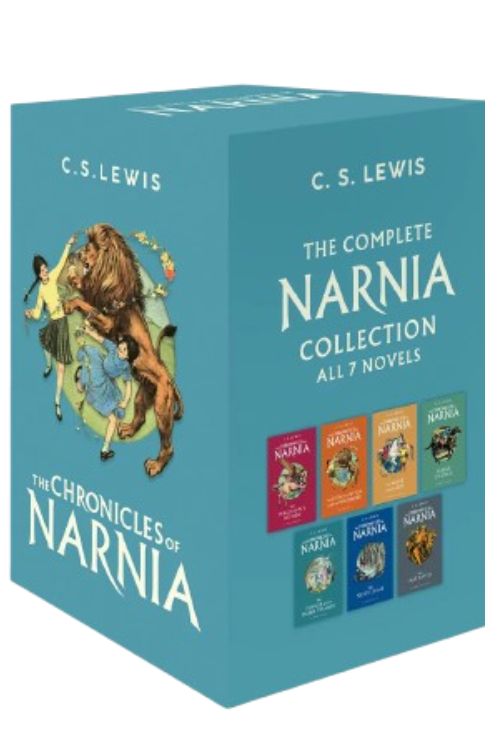 The Chronicles of Narnia, complete collection, C.S. Lewis - bookset cover