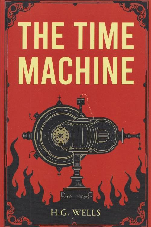 The Time Machine - H.G. Wells, naslovnica knjige