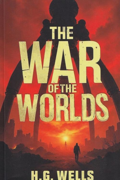 The War of the Worlds - H.G. Wells, naslovnica knjige