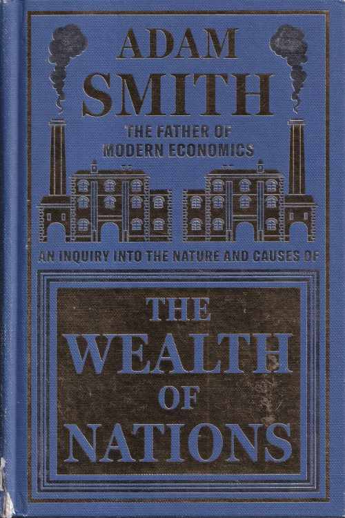 The Wealth of Nations - Adam Smith, naslovnica knjige