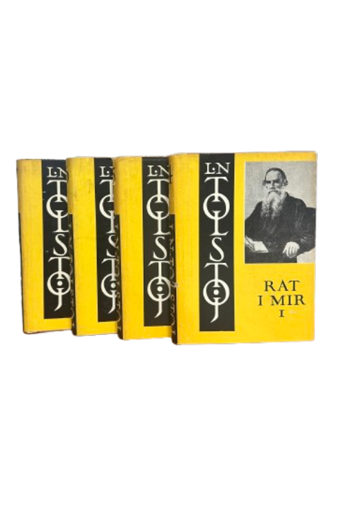 Rat i mir 1-4 - Lav Nikolajevič Tolstoj, naslovnica knjige