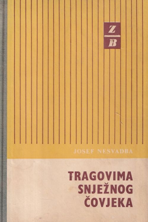 Tragovima snježnog čovjeka - Josef Nesvadba, naslovnica knjige