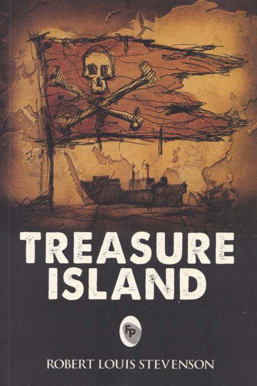 Treasure Island  - Robert Louis Stevenson, naslovnica knjige