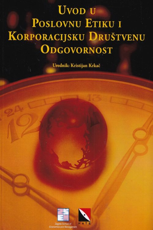 Uvod u poslovnu etiku i korporacijsku društvenu odgovornost - Kristijan Krkač, naslovnica knjige