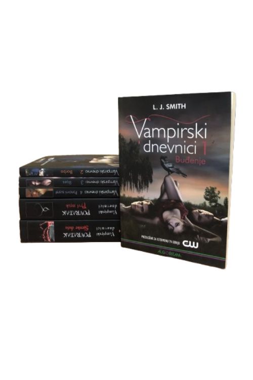 Vampirski dnevnici 1 - 6 - L.J. Smith, naslovnica knjige