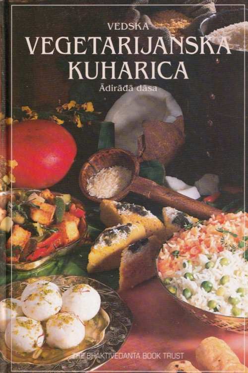 Vedska vegetarijanska kuharica - Adirađa dasa, naslovnica knjige