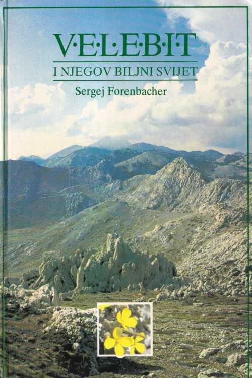 Velebit i njegov biljni svijet - Sergej Forenbacher, naslovnica knjige
