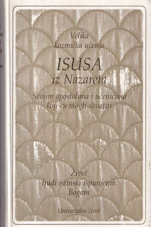 Velika kozmička učenja Isusa iz Nazareta, naslovnica knjige