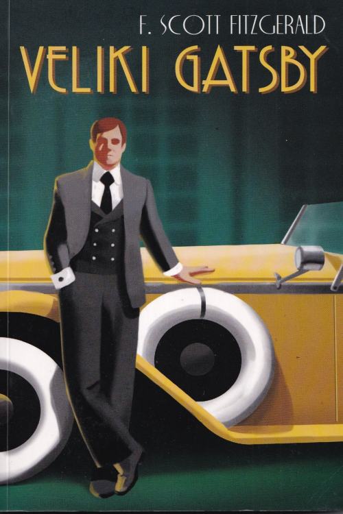 Veliki Gatsby - F.Scott Fitzgerald, naslovnica knjige