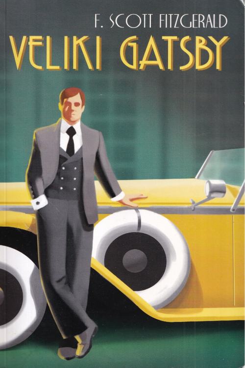 Veliki Gatsby - F.Scott Fitzgerald, naslovnica knjige