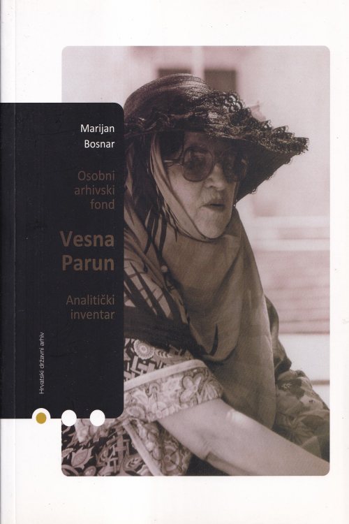Vesna Parun: osobni arhivski fond - Marijan Bosnar, naslovnica knjige