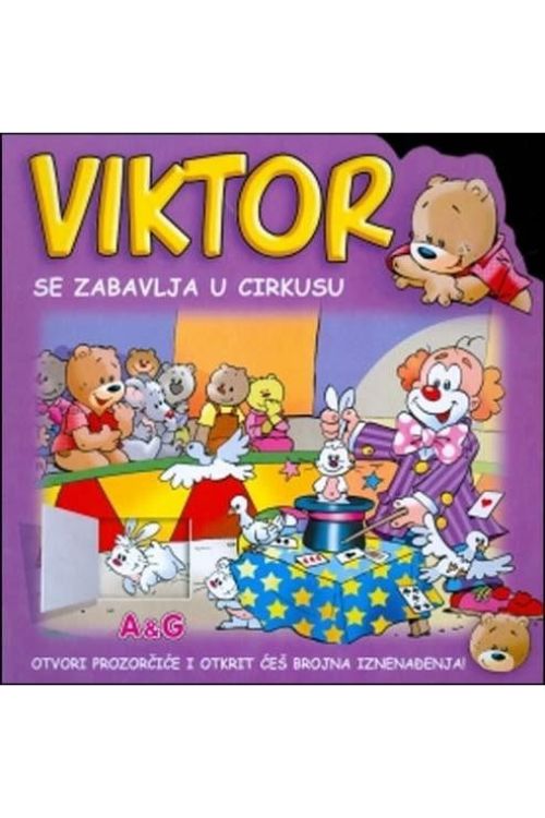 Viktor se zabavlja u cirkusu, naslovnica knjige