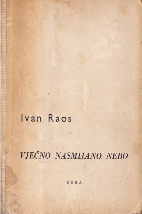Vječno nasmijano nebo - Ivan Raos, naslovnica knjige