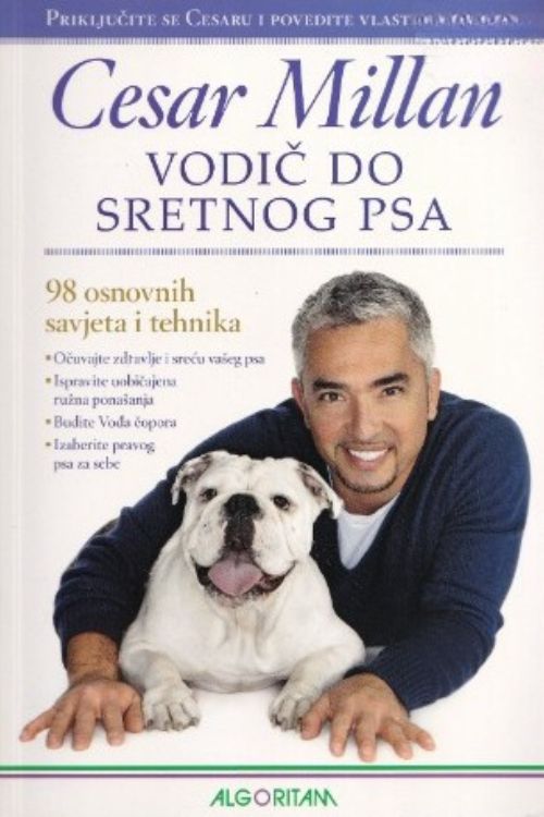 Vodič do sretnog psa - Cesar Millan, naslovnica knjige