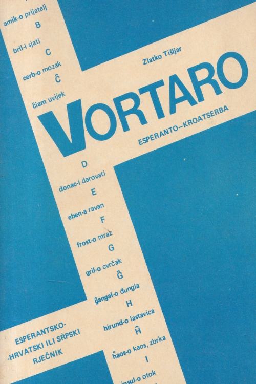 Vortaro esperanto - kroatserba - Zlatko Tišljar, naslovnica knjige