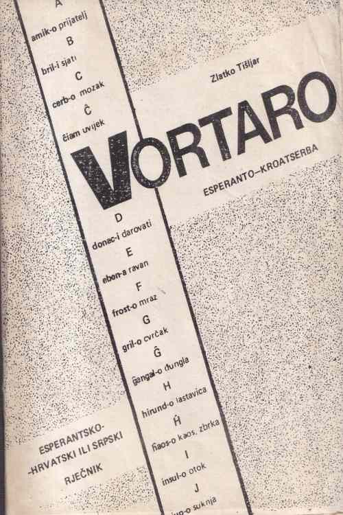 Vortaro: esperanto - kroatserba - Zlatko Tišljar, naslovnica knjige