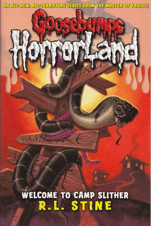 Goosebumps HorrorLand: Welcome to Camp Slither (Book 9) - R. L. Stine, naslovnica knjige