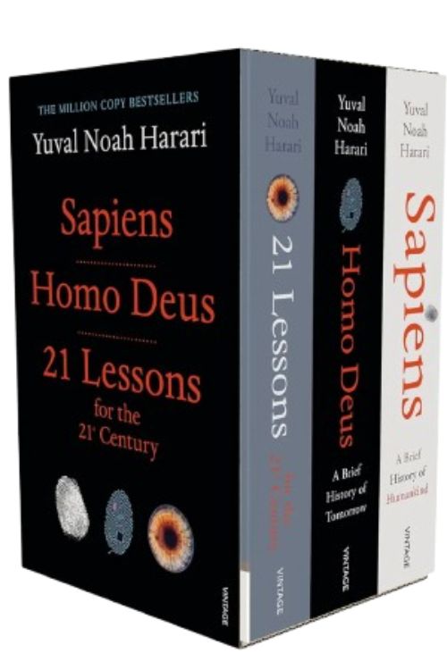 Yuval Noah Harari Box Set (Sapiens, Homo Deus, 21 Lessons for 21st Century) - Yuval Noah Harari, naslovnica knjige