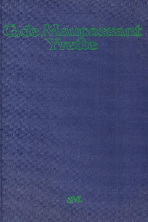 Yvette - Guy de Maupassant, naslovnica knjige