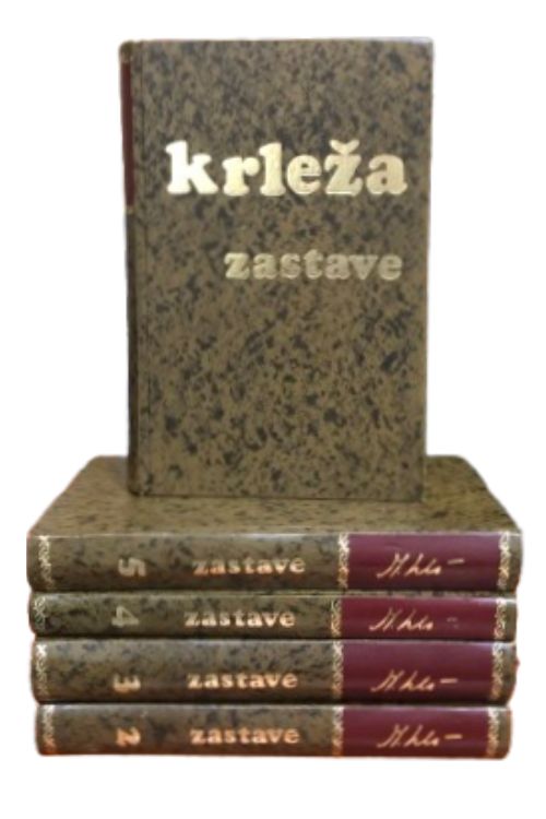 Zastave 1 - 5 - Miroslav Krleža, naslovnica knjige