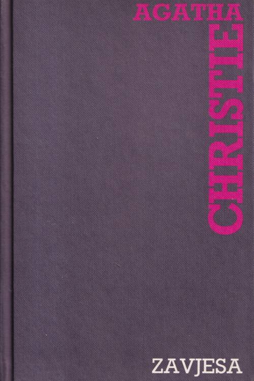 Zavjesa - Agatha Christie, naslovnica knjige