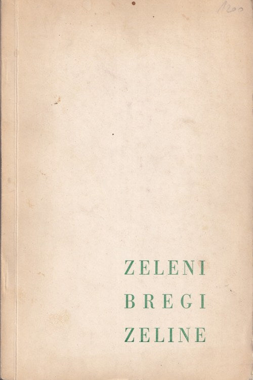 Zeleni bregi Zeline - Joža Skok, naslovnica knjige