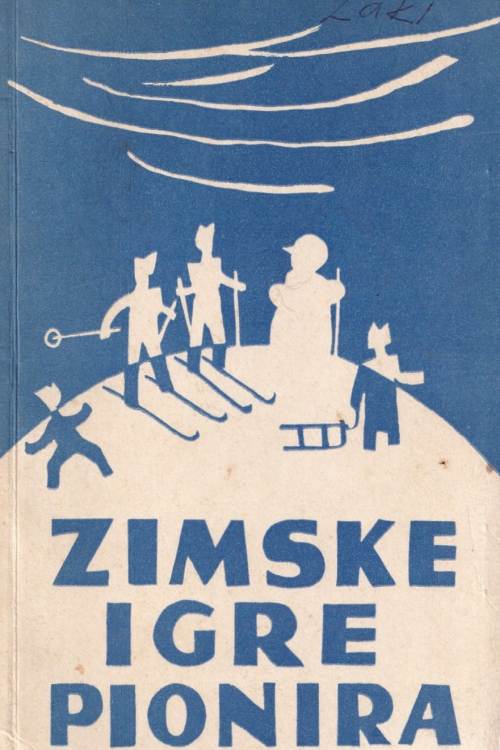 Zimske igre pionira - Emil Paravina, naslovnica knjige