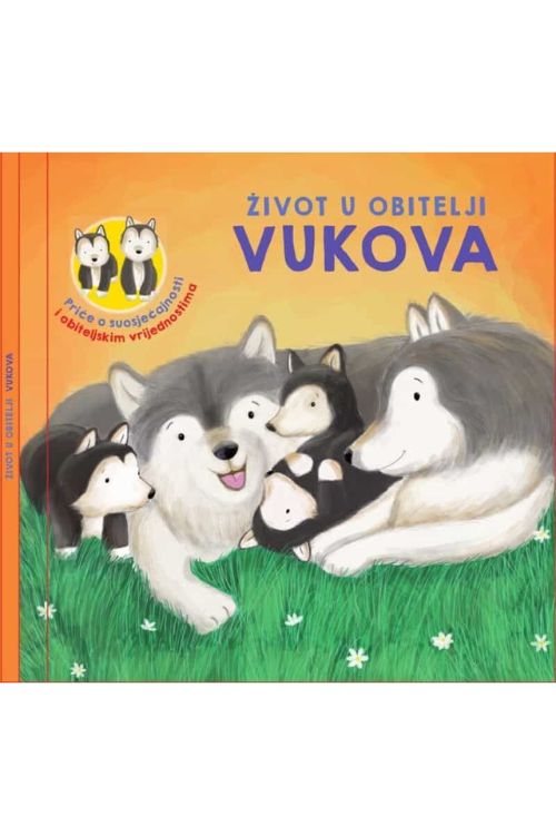 Život u obitelji vukova, naslovnica knjige