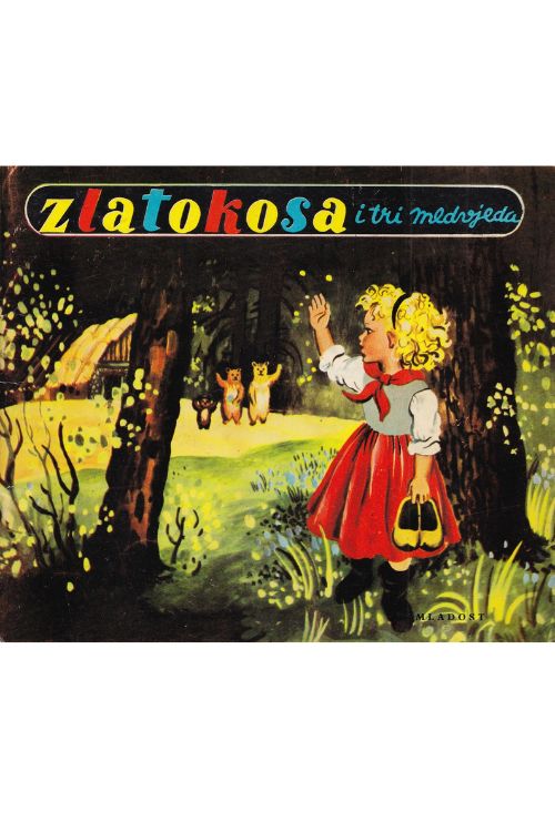 Zlatokosa i tri medvjeda, naslovnica knjige
