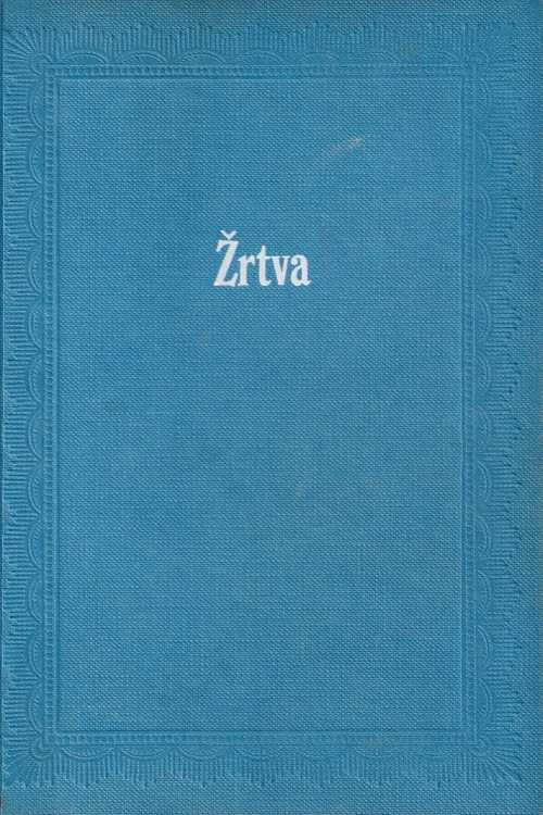 Žrtva - Janko Matko, naslovnica knjige